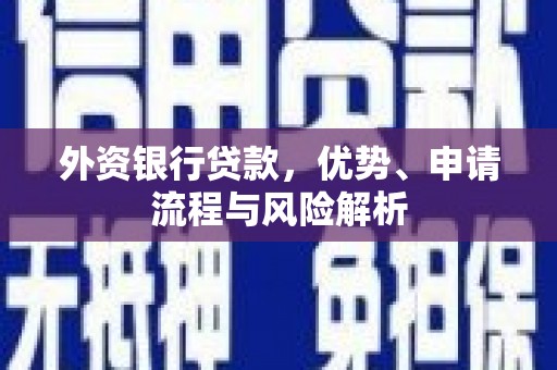 梅州外资银行贷款，优势、申请流程与风险解析