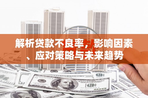 梅州解析贷款不良率，影响因素、应对策略与未来趋势