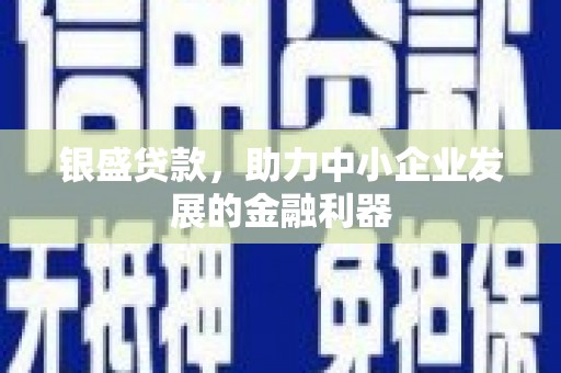 梅州银盛贷款，助力中小企业发展的金融利器
