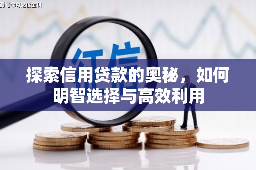 梅州探索信用贷款的奥秘，如何明智选择与高效利用