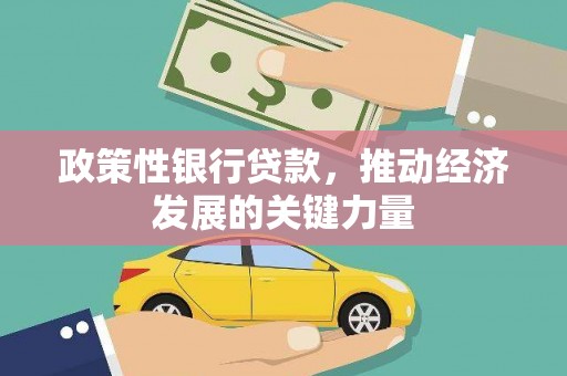 梅州政策性银行贷款，推动经济发展的关键力量