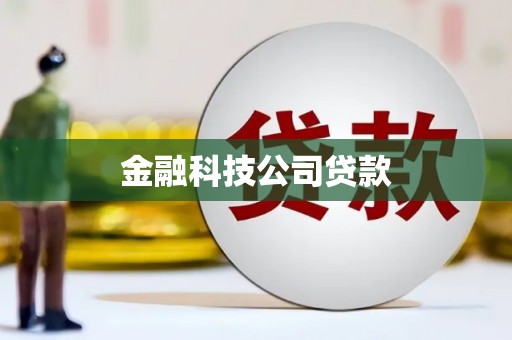 梅州金融科技公司贷款